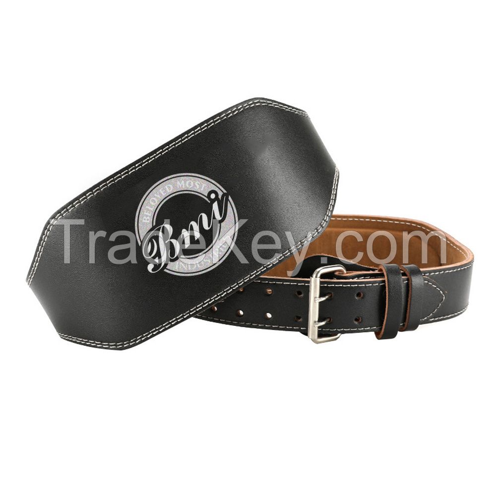 Wholesale Cowhide Waist Protective Adjustable Weight Lifting Belt
