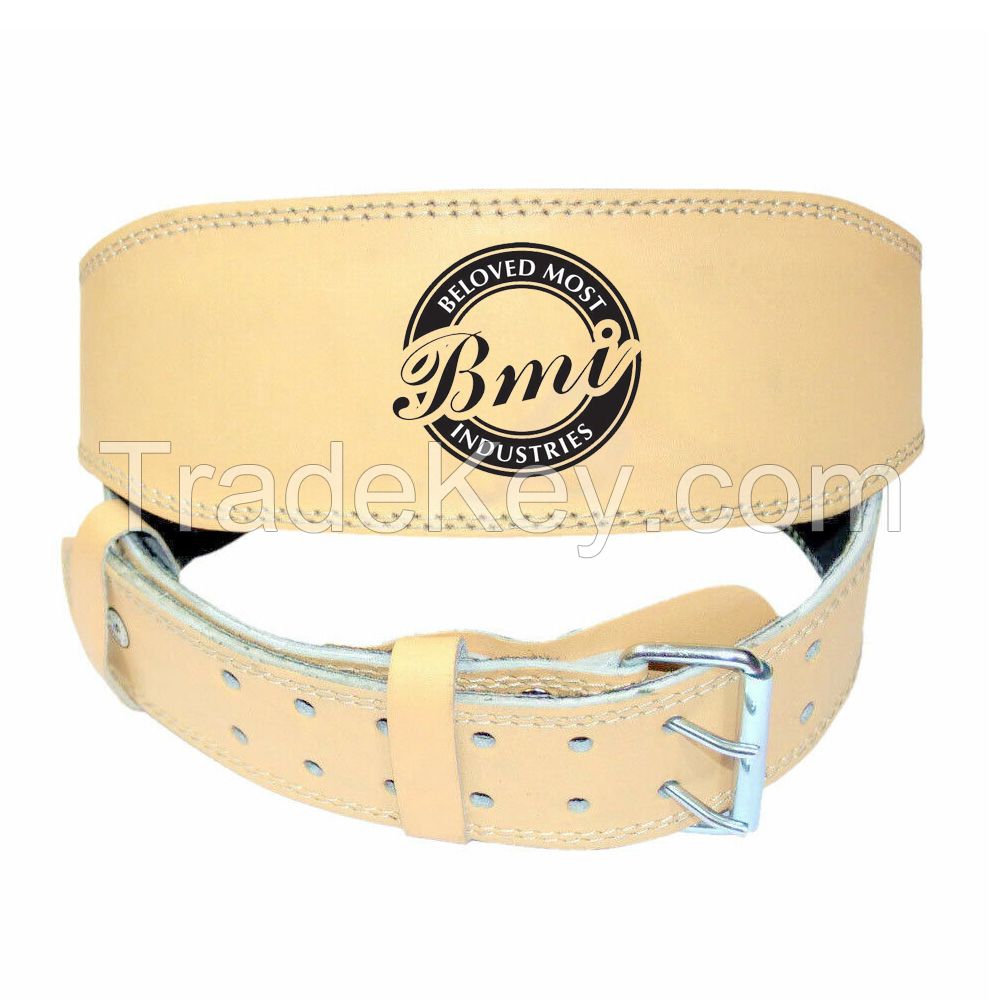 Customized Logo Leather Weight Lifting Belts