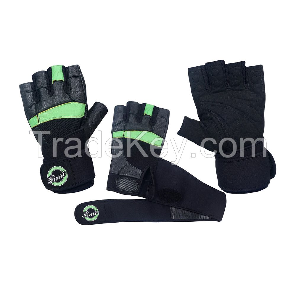 Breathable Leather Fitness Workout Gloves