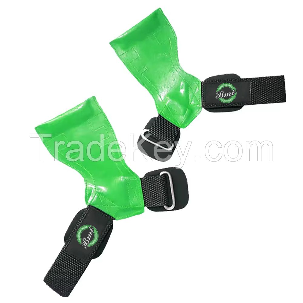 High Quality Hand Protection Customized Weightlifting Rubber Padded Hand Grips