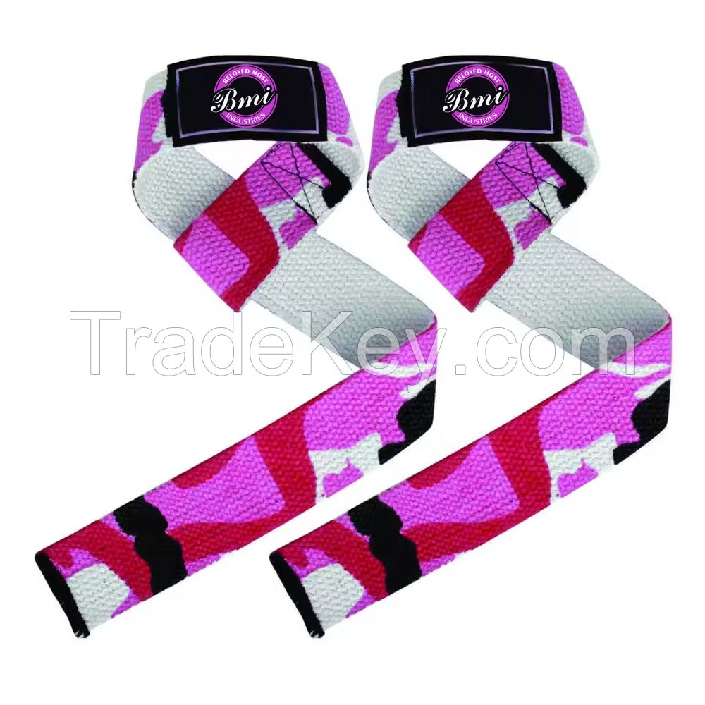 Gel Padded Power Lifting Wrist Supports Lifting Straps