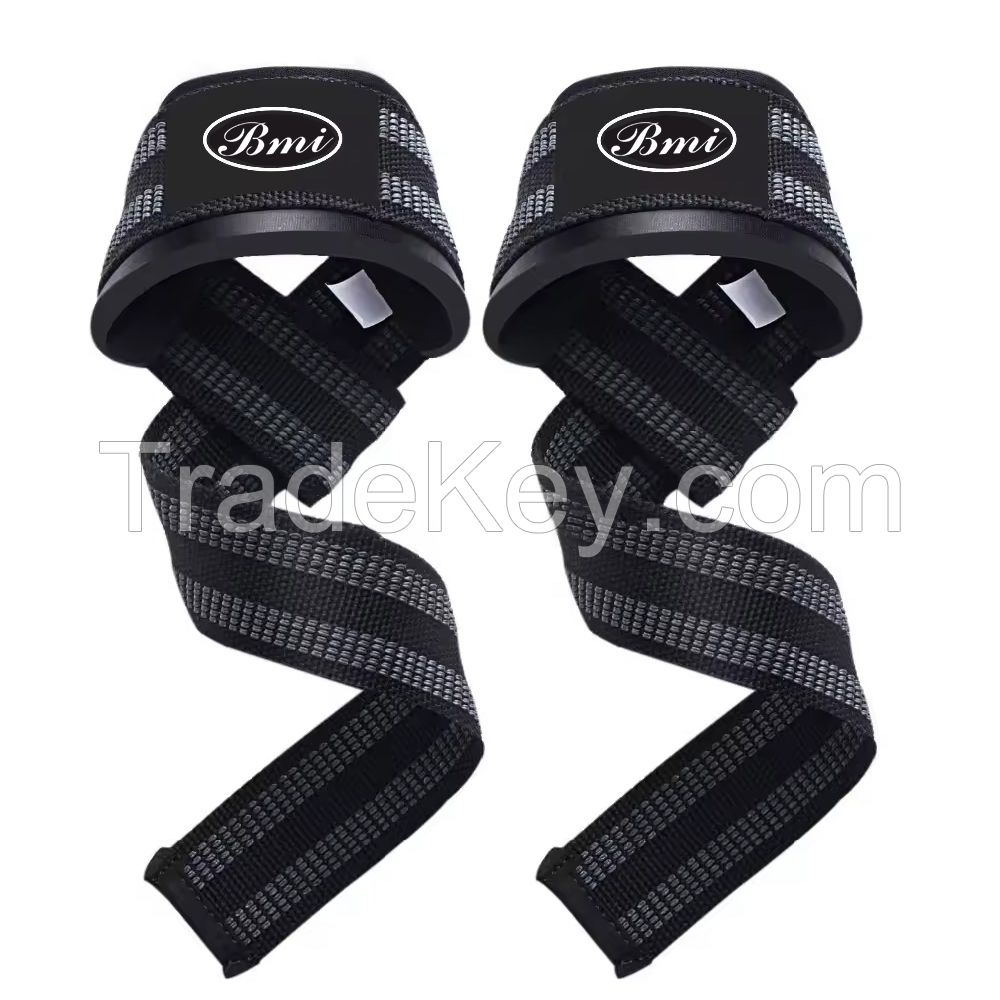top quality custom sports weight lifting neoprene padded lifting straps