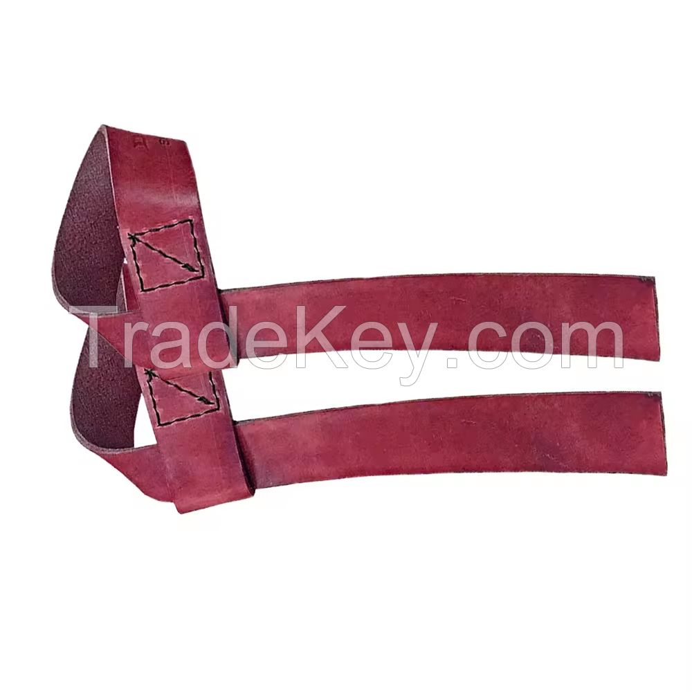 Cowhide Leather Weightlifting Lifting Straps