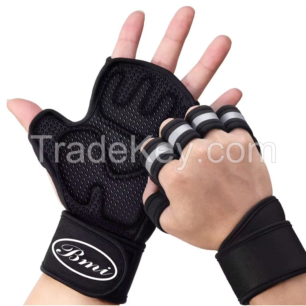 Custom Logo Cross-fit Ventilated gym Gloves