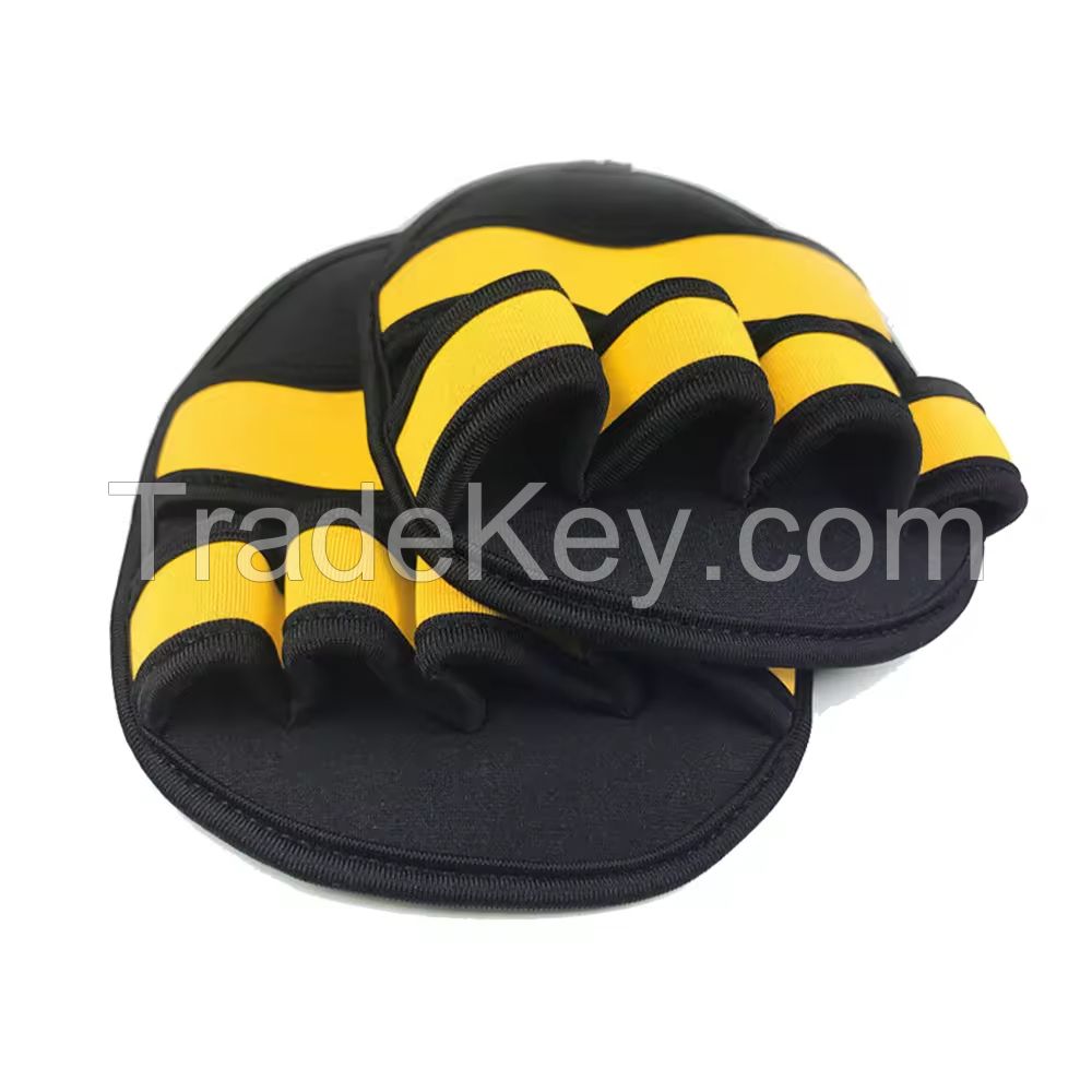 Factory Hot Sale Gym Fitness Hand Grip Pad Customized Color Size And Logo Printed
