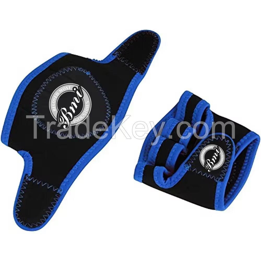 Heavy Duty Neoprene Material Hand Protection Weightlifting Hand Grip Pads