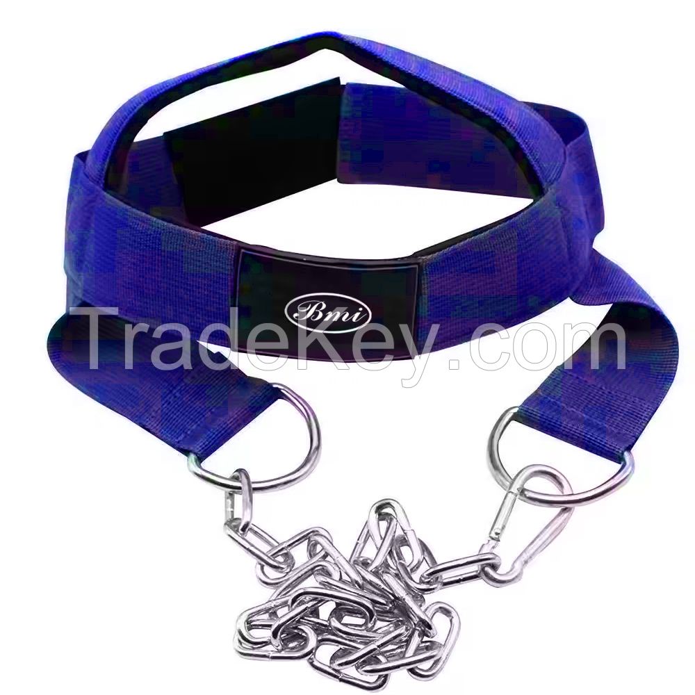 Sports Neck Harness for Men Women with Adjustable Neck Strap and 30" Steel Chain