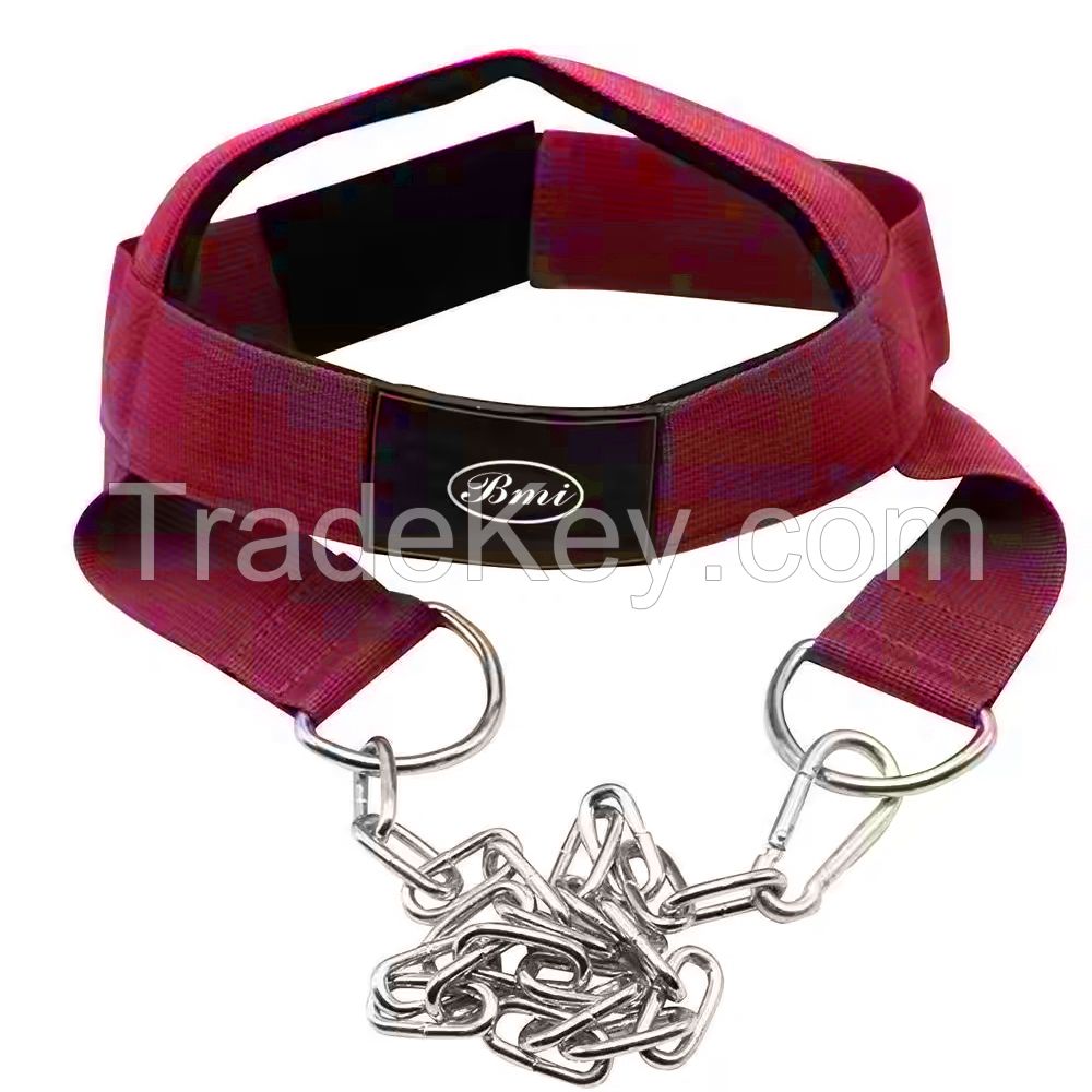 Sports Neck Harness for Men Women with Adjustable Neck Strap and 30" Steel Chain