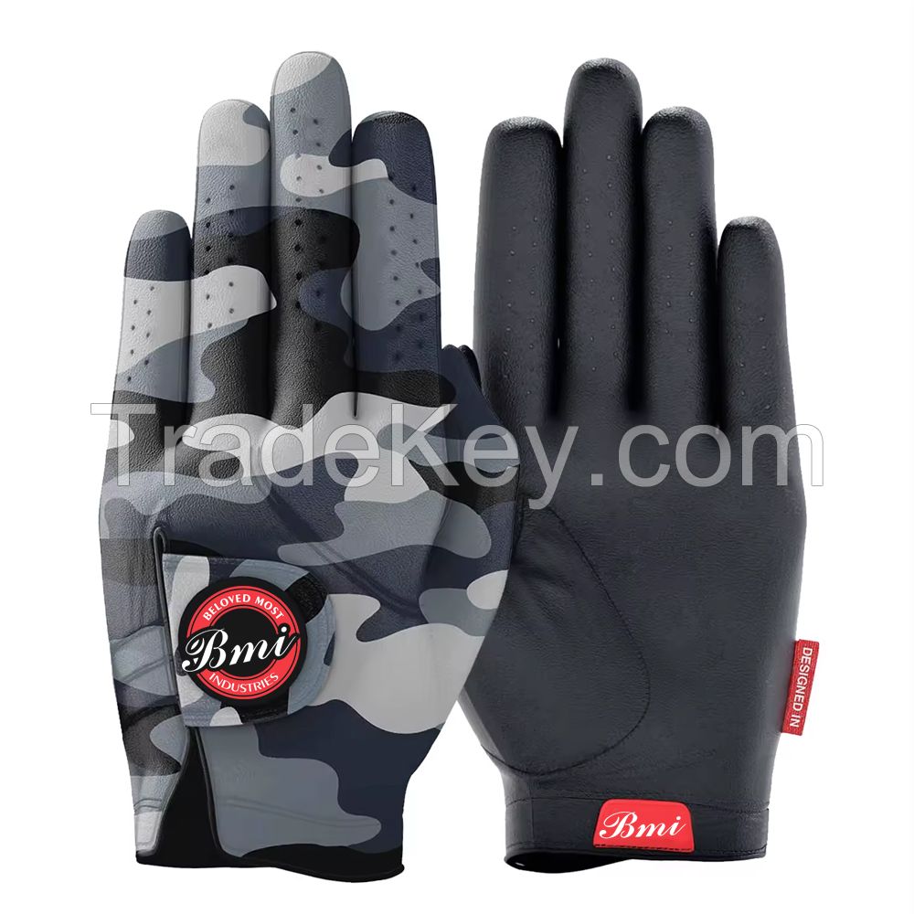 camo golf glove Soft Breathable Durable Sports Golf Glove