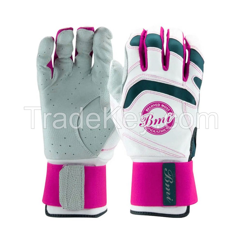 Top Quality Heavy Duty Customized Baseball Batting Gloves