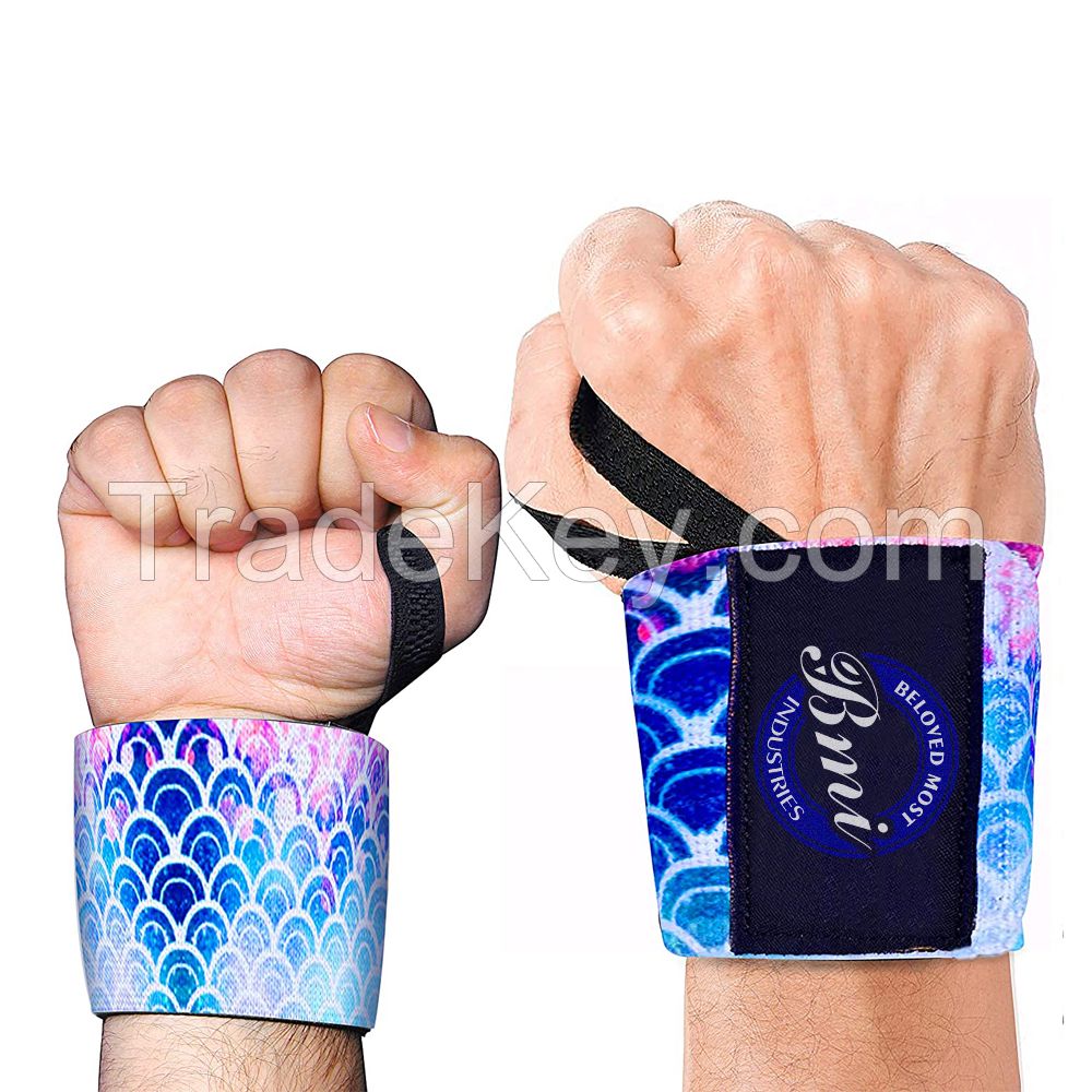 Best Selling Customized Color Weightlifting Super Heavy Wrist Wraps