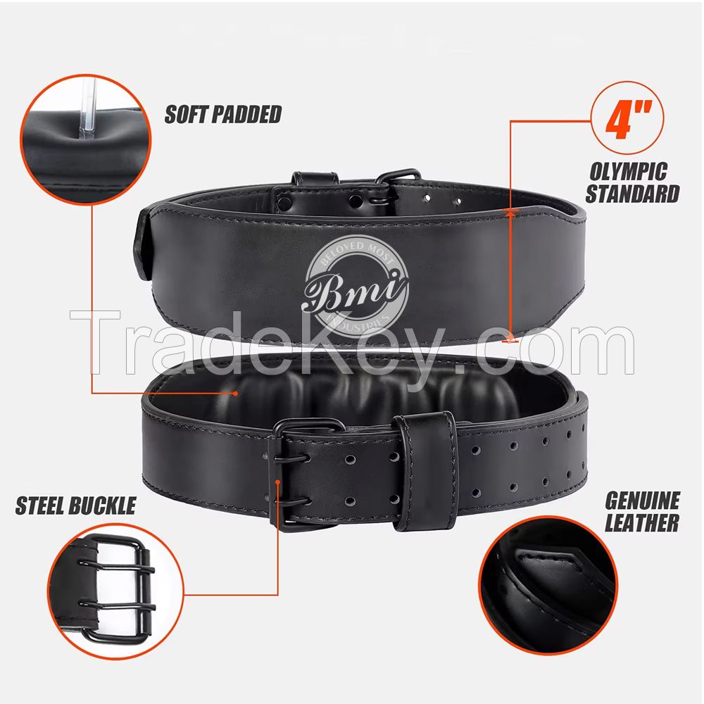 Gym Fitness Back Support 100% Genuine Lather Belt