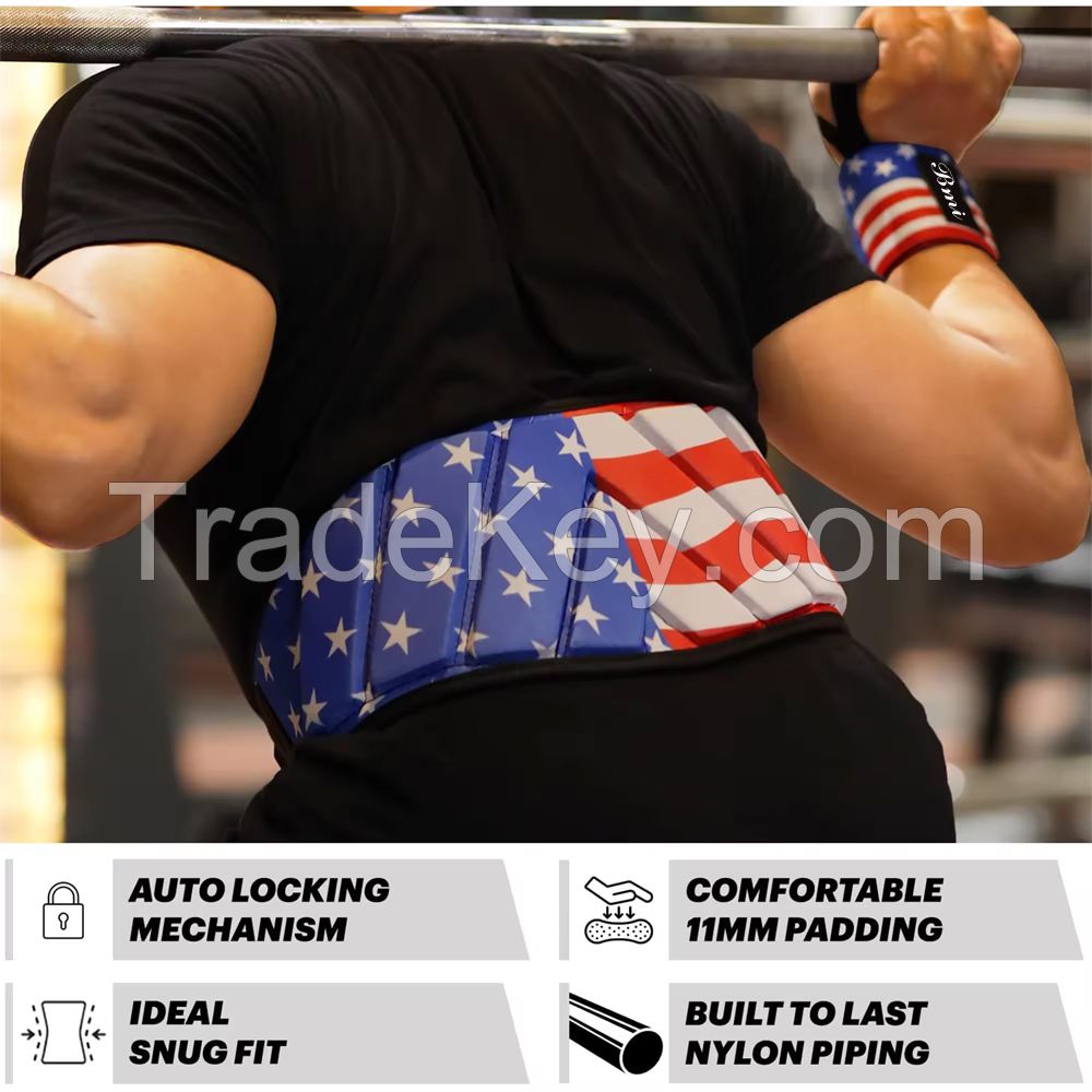 Self Lock Cross-fit Belt Neoprene Weight Training Belts