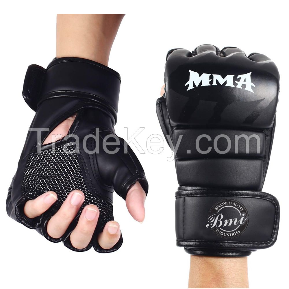 Top Quality Leather MMA Gloves Boxing Sparring MMA Gloves