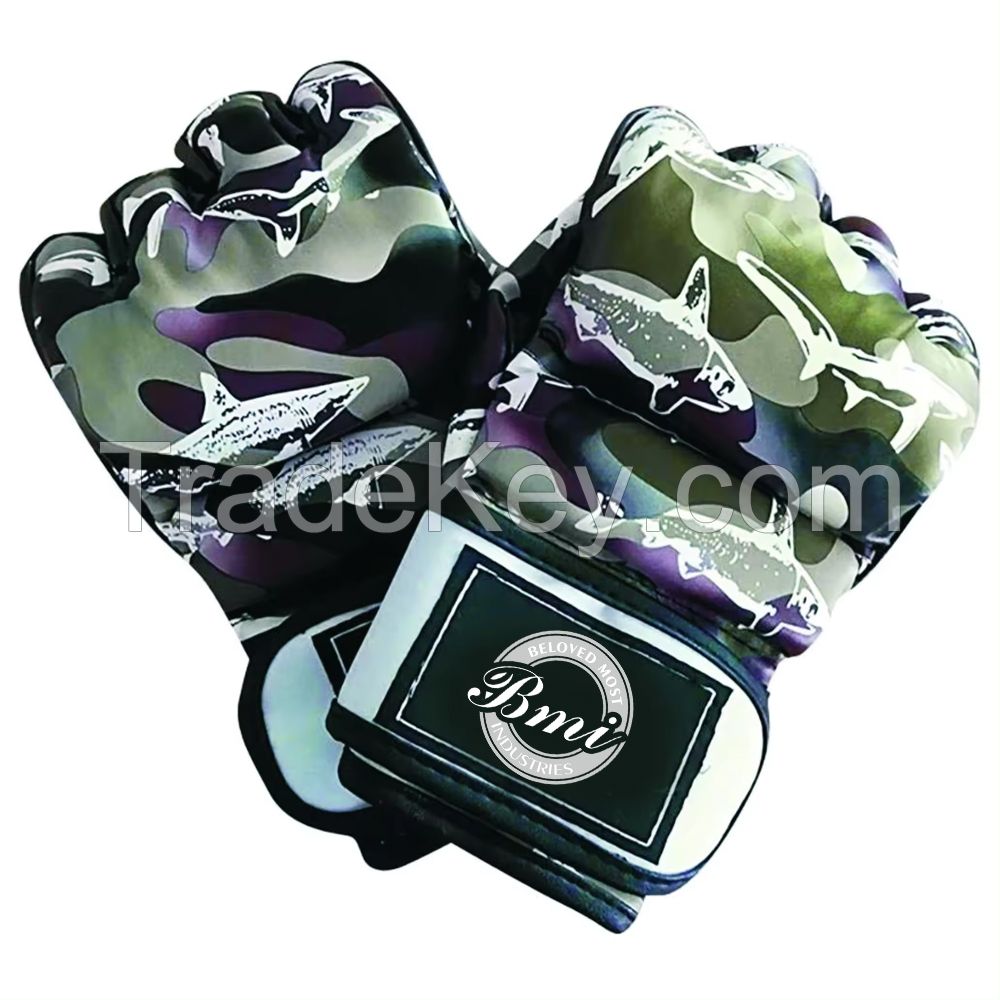 Custom Your Own Design Professional Training Fight Leather mma gloves