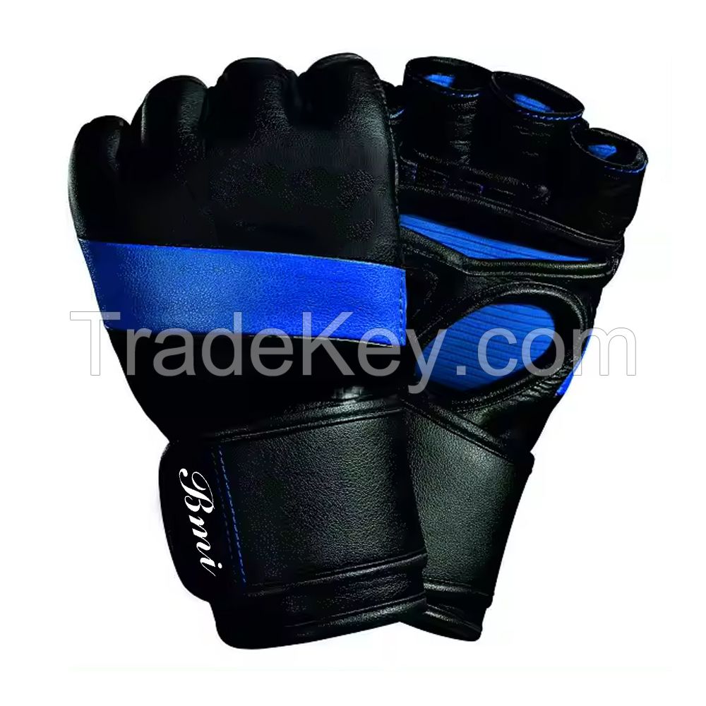 best training High quality genuine cowhide leather boxing gloves