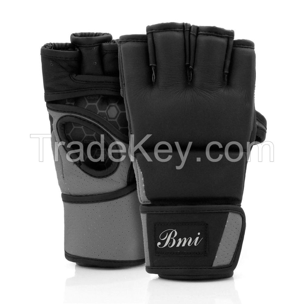 Genuine Leather Mma Gloves Boxing Gloves