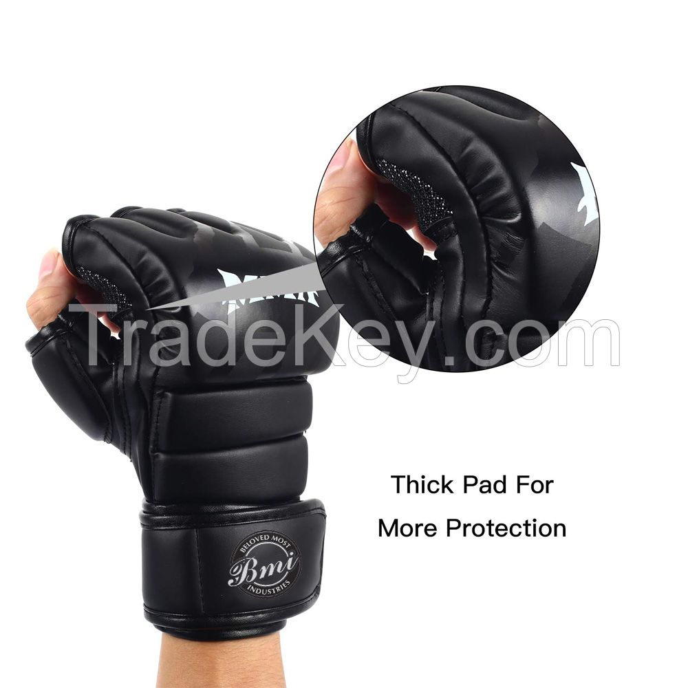 Top Quality Leather MMA Gloves Boxing Sparring MMA Gloves