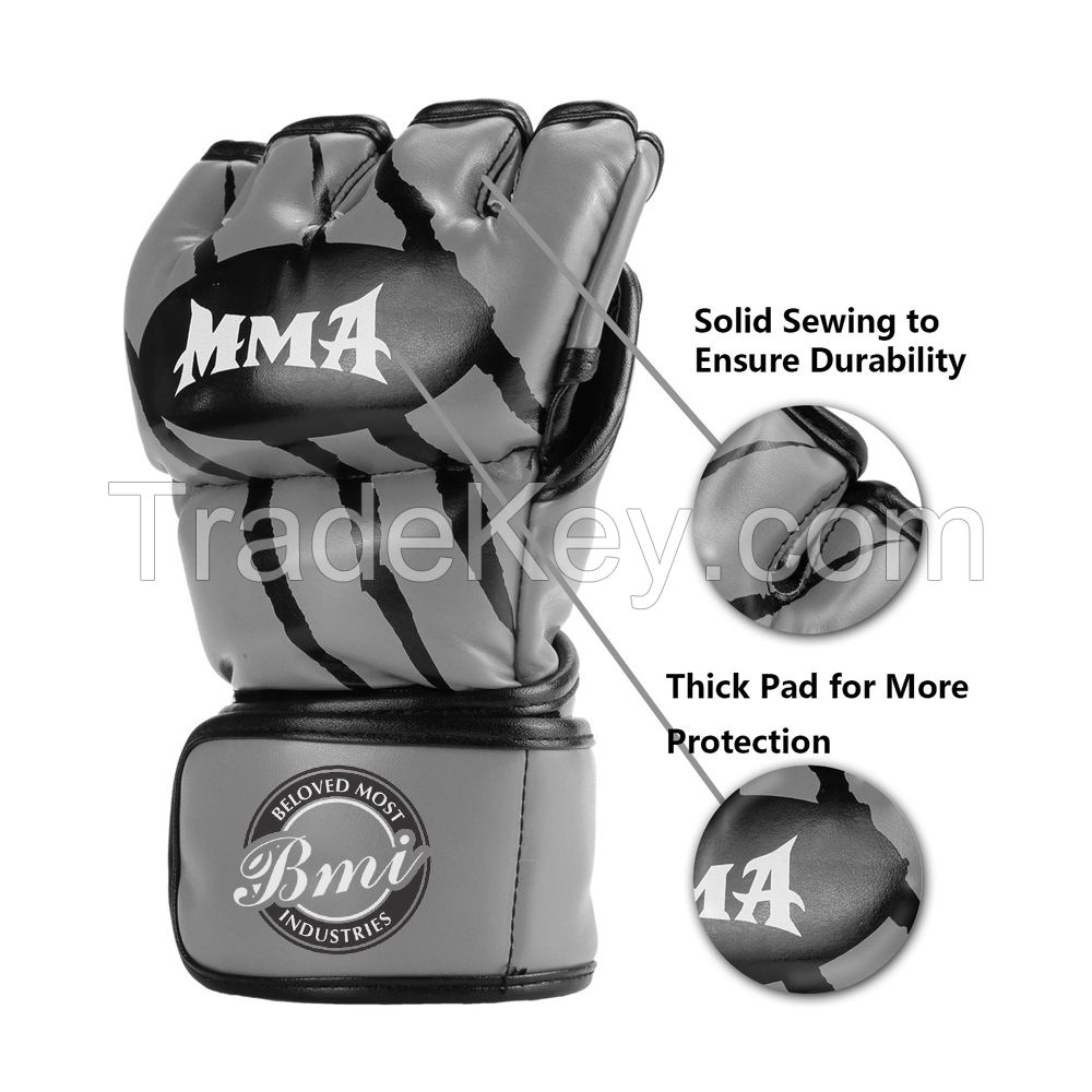 Top Quality Leather MMA Gloves Boxing Sparring MMA Gloves