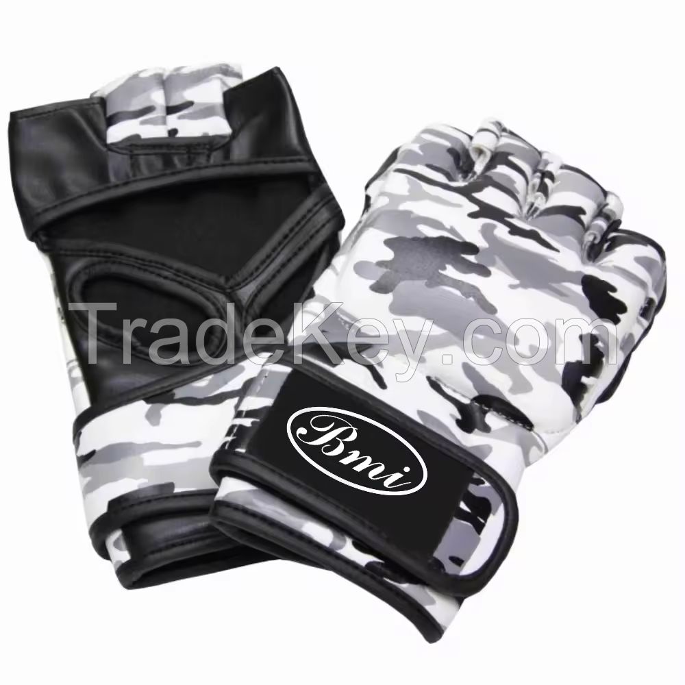 Custom Your Own Design Professional Training Fight Leather mma gloves