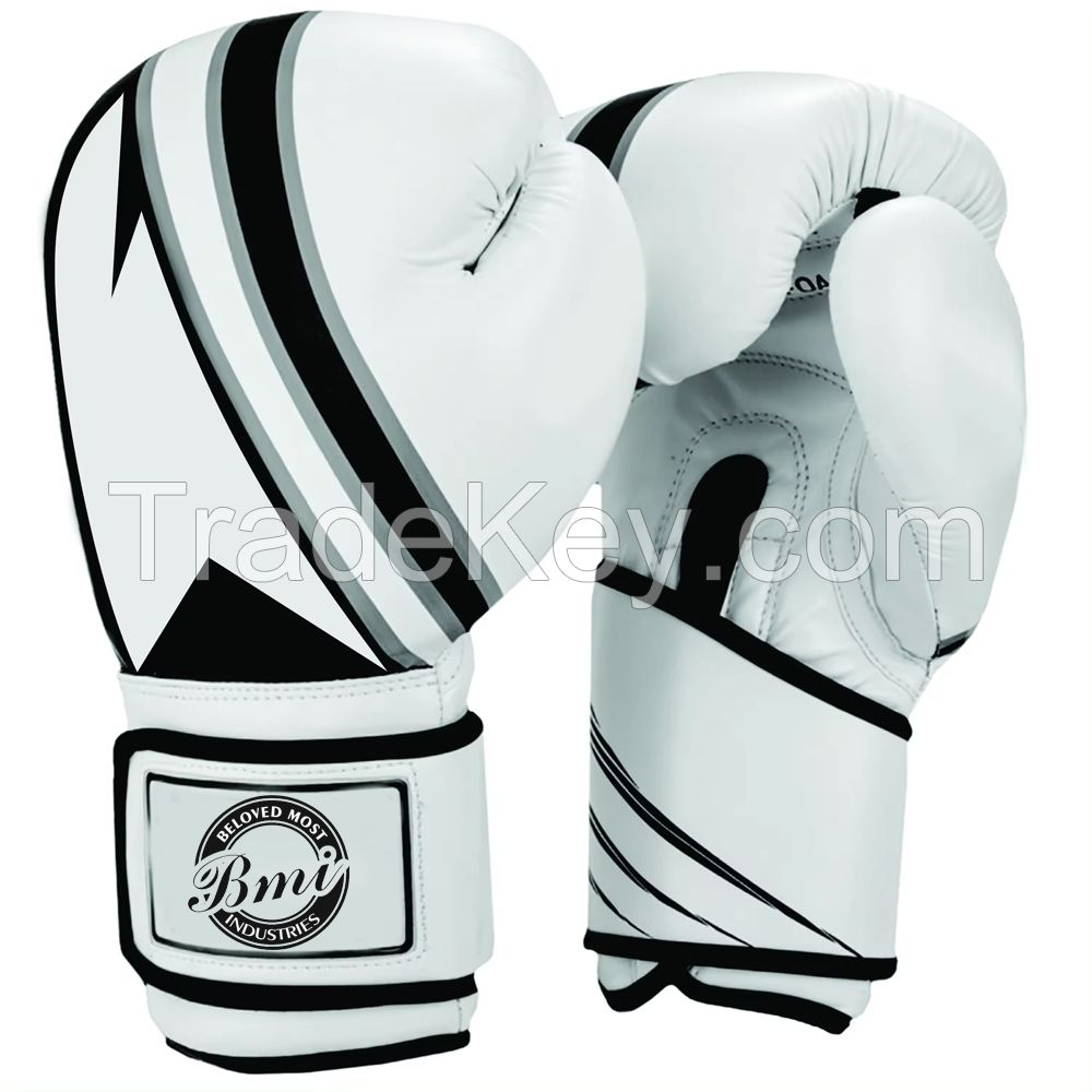 Unique Design Genuine Leather Boxing Training Gloves