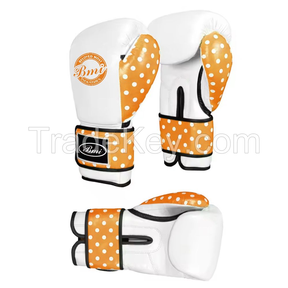 Professional Fight Training Custom Logo Boxing Gloves