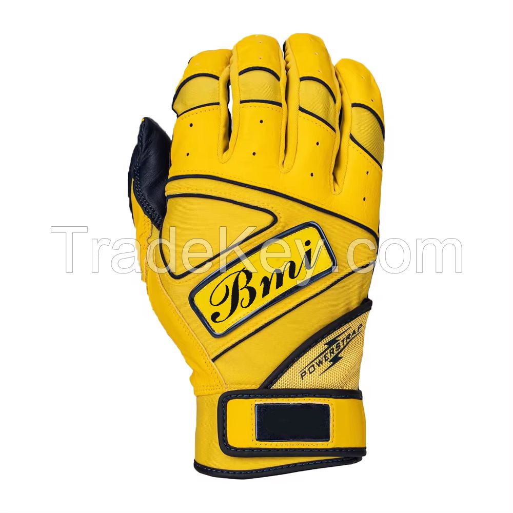 Baseball Batting Gloves In Custom Size For Sale In 100% Premium High Quality Leather Baseball Glove