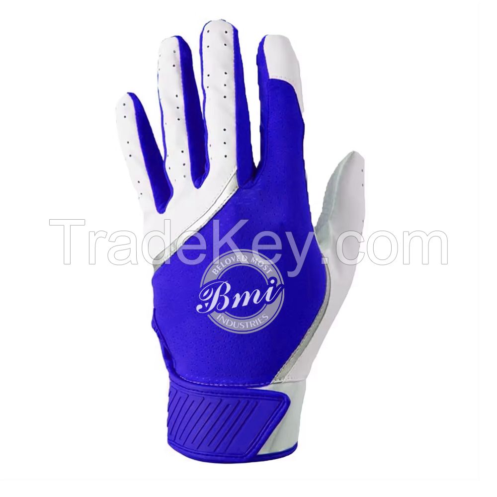 Latest Design Adjustable Hot Selling Baseball Batting Glove