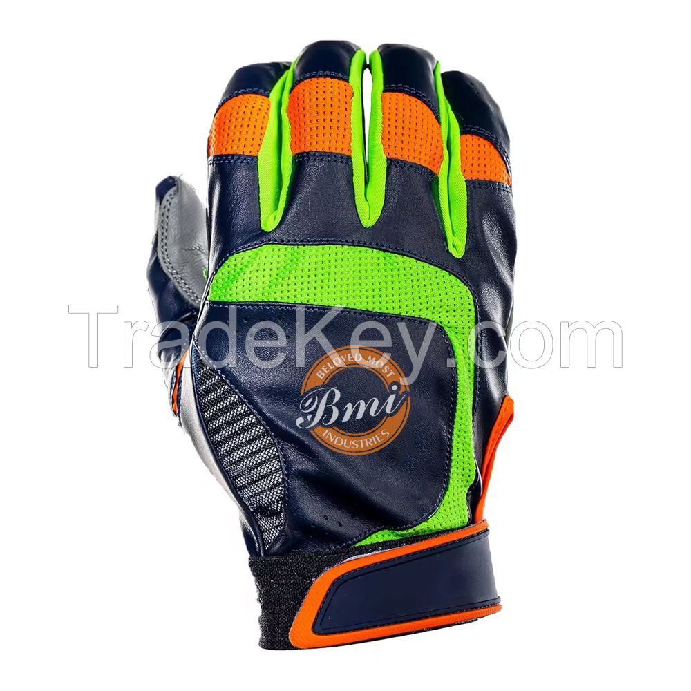 Baseball Batting Gloves In Custom Size For Sale In 100% Premium High Quality Leather Baseball Glove