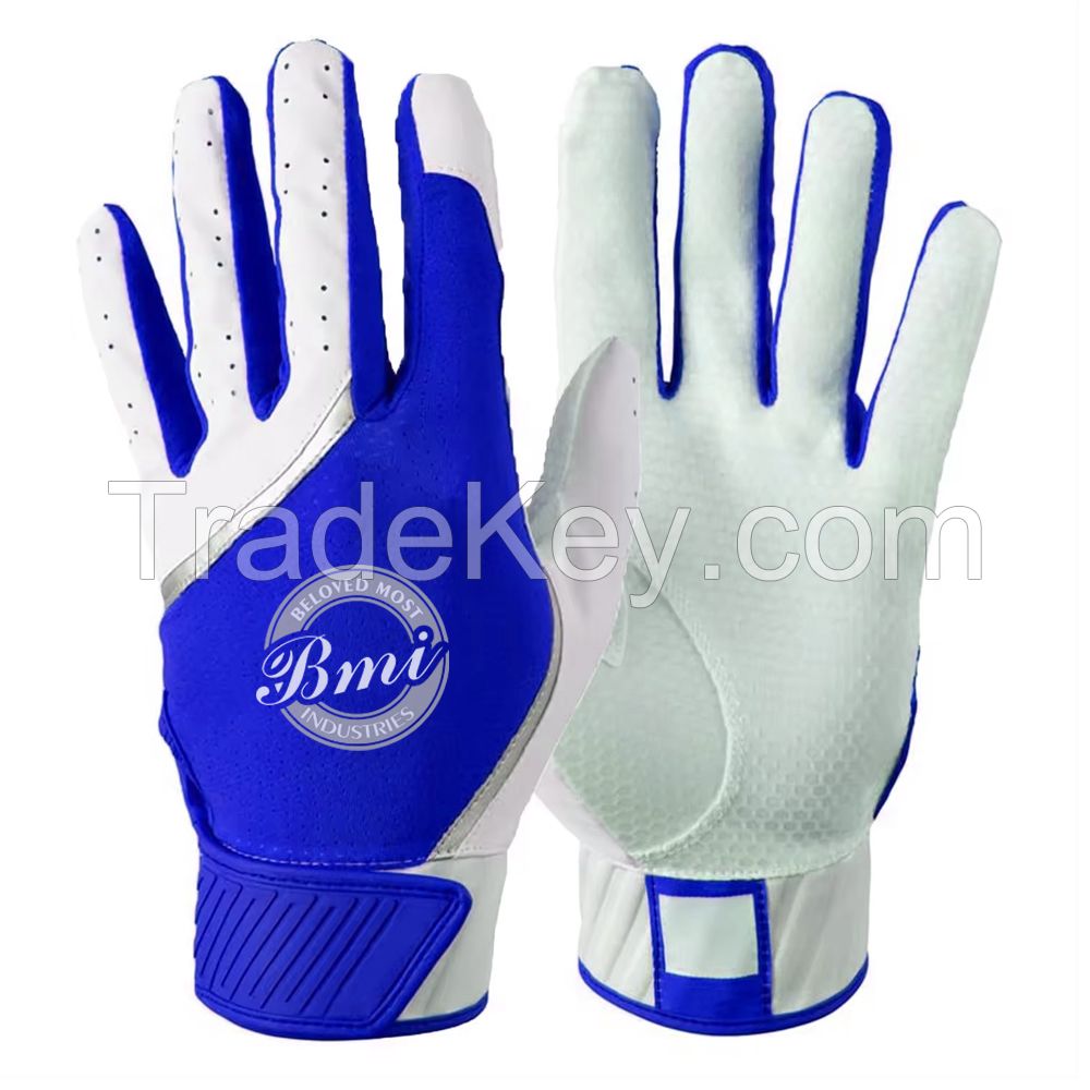 Latest Design Adjustable Hot Selling Baseball Batting Glove