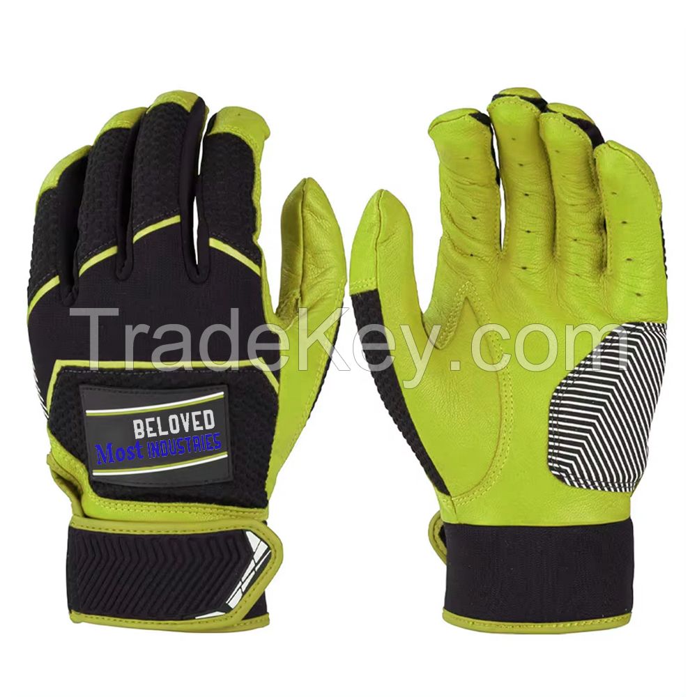 Best Quality Baseball Batting Gloves Breathable Customized Batting Gloves