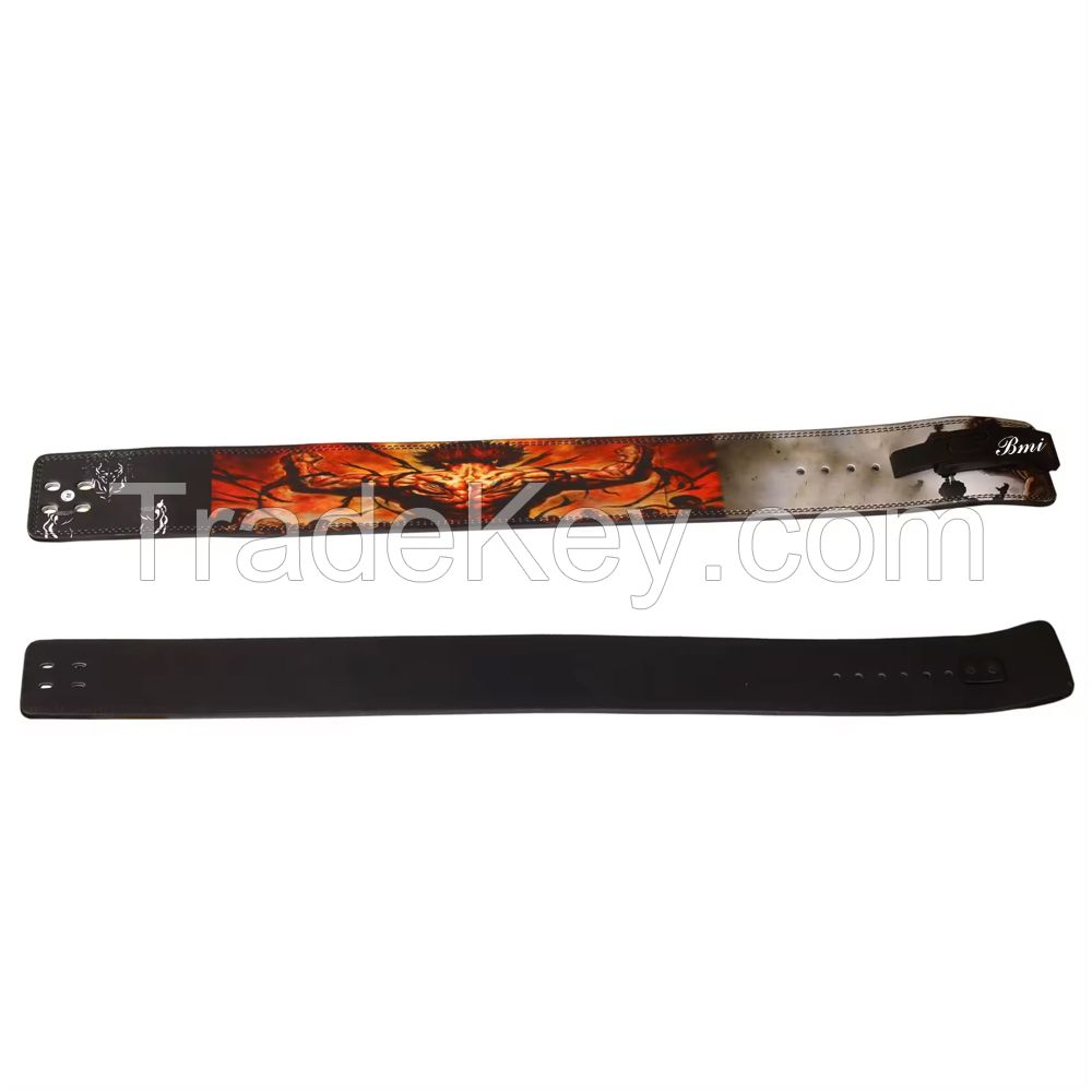 best Sublimation Powerlifting Belts with Steel Lever Buckle