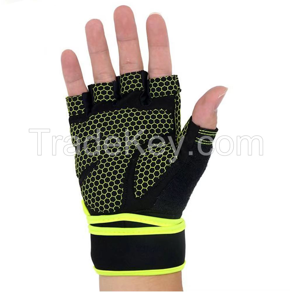 Training Weightlifting Breathable Half Finger Gel Cycling Glove