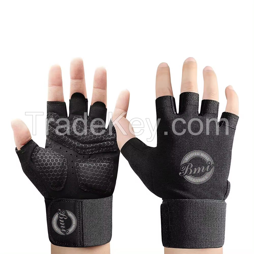 Training Weightlifting Breathable Half Finger Gel Cycling Glove