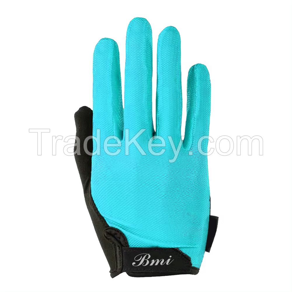 Newest Custom Logo Cycling Gloves Full Finger Breathable Winter Racing Glove
