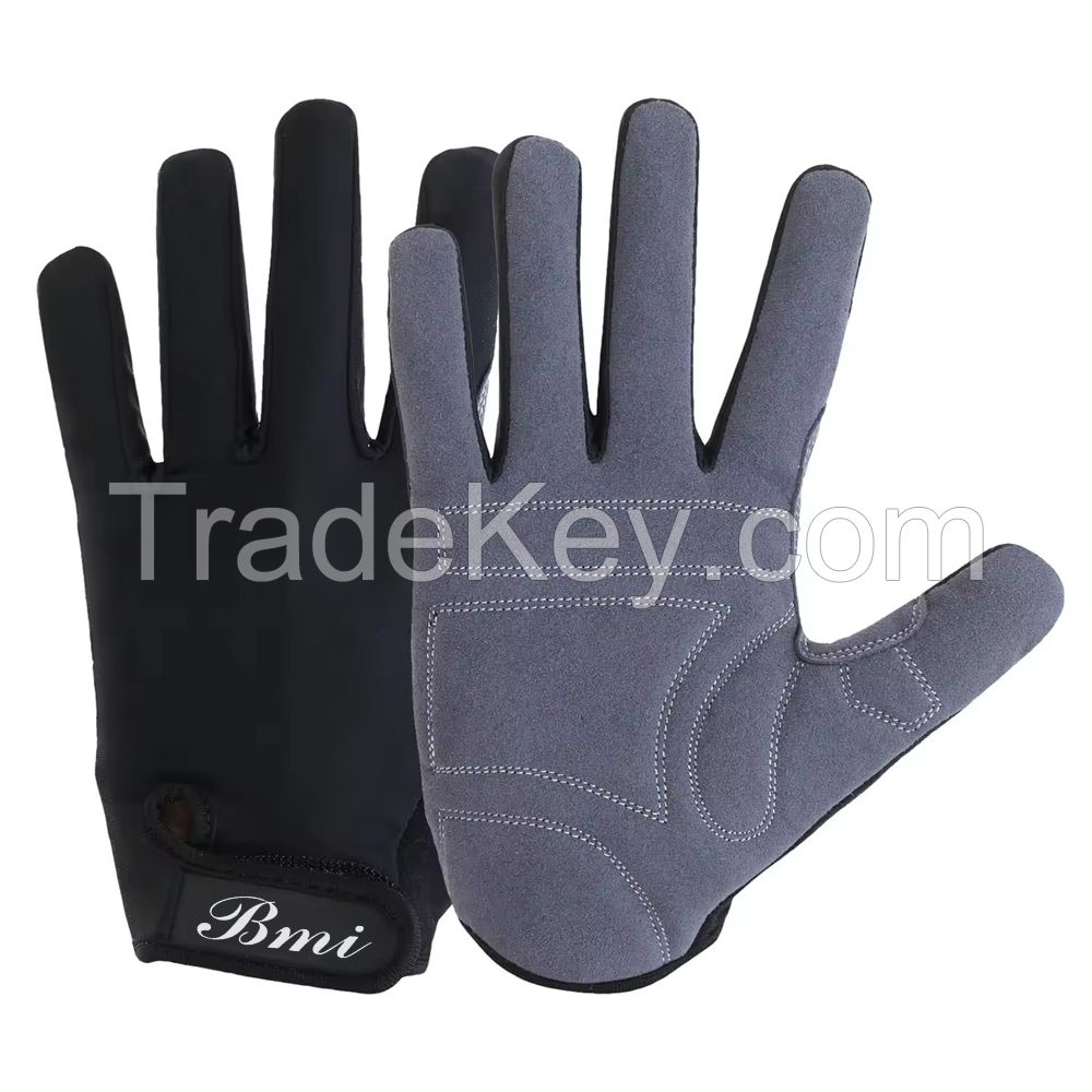 2024 Unisex Factory Wholesale Full Finger Cycling Gloves