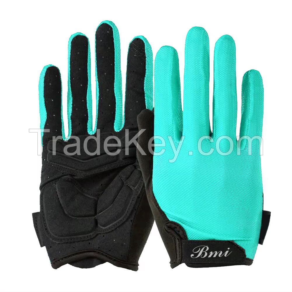 Newest Custom Logo Cycling Gloves Full Finger Breathable Winter Racing Glove