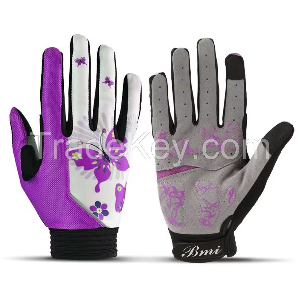 Full Finger Cycling Gloves Touch Screen Mountain Bike Gloves