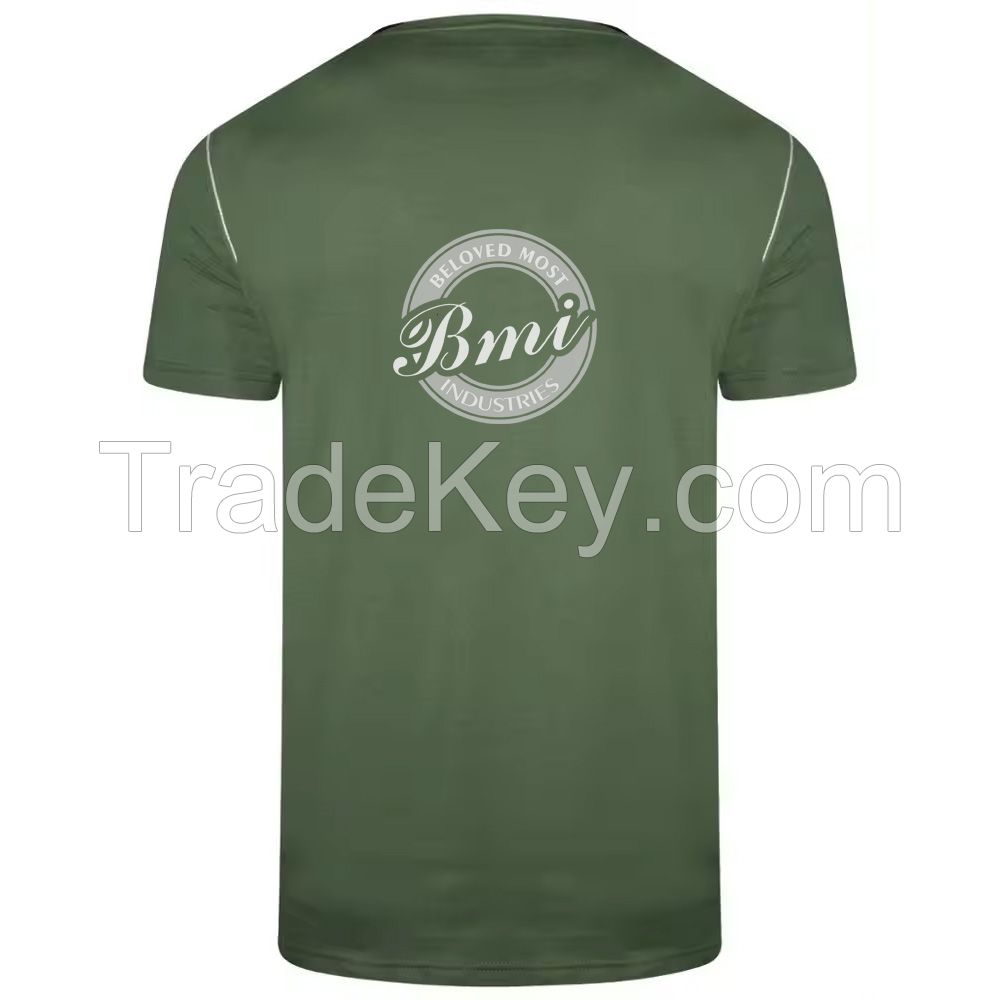 High Quality 220 Grams Wholesale Custom Logo Blank 100% organic T Shirt