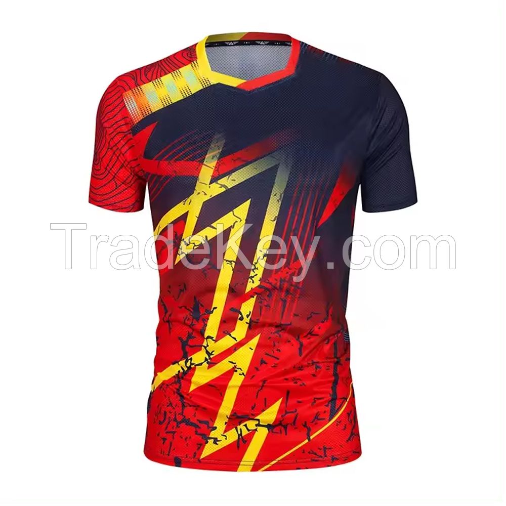 kids adult S-4XL 100% polyester bleached sublimation shirts