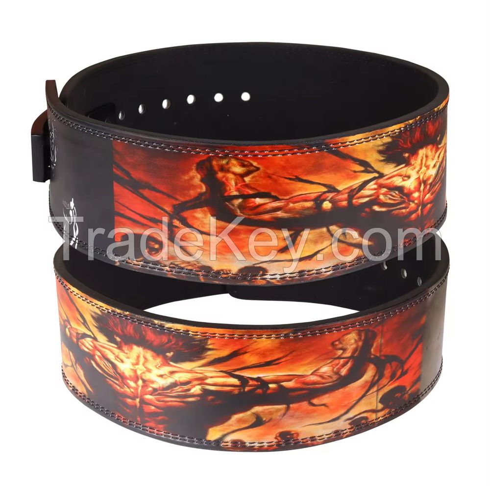 10MM Cowhide Leather Weightlifting Belt