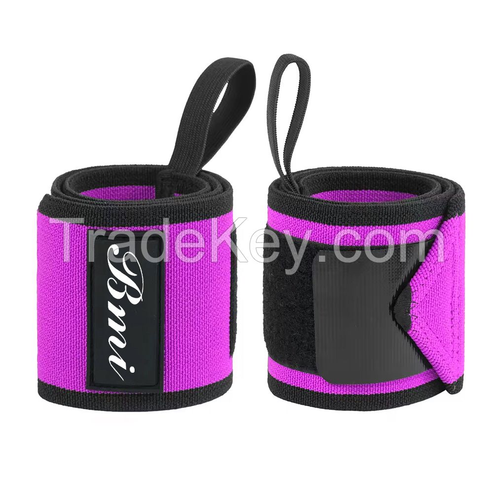 Gym Fitness Training Wrist Protect Support Hook & Loop Closure Wrist Wrap