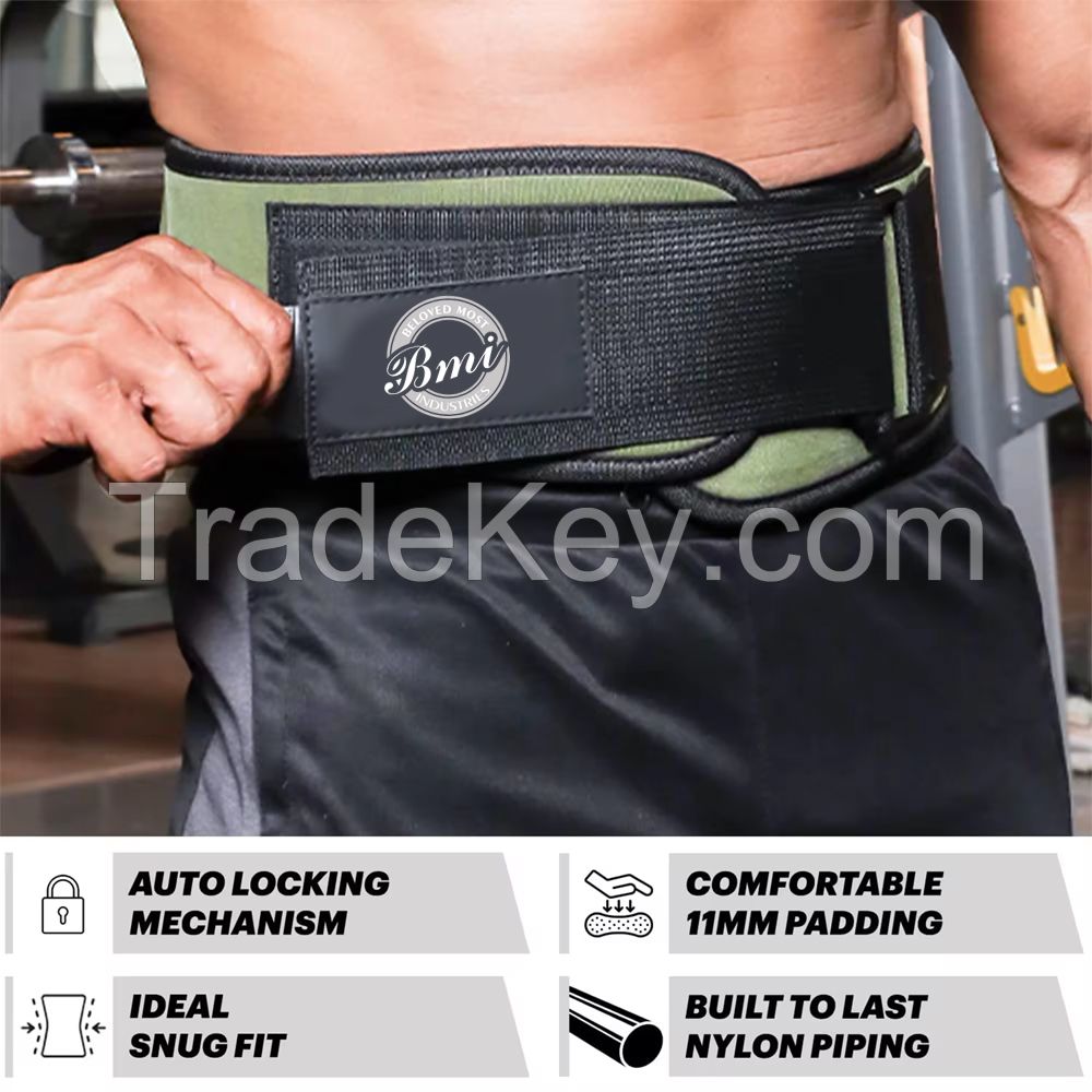 Adjustable Neoprene Weightlifting Belt for Gym Fitness Back Support Bodybuilding Squats Strength Training Weight Lifting Belt