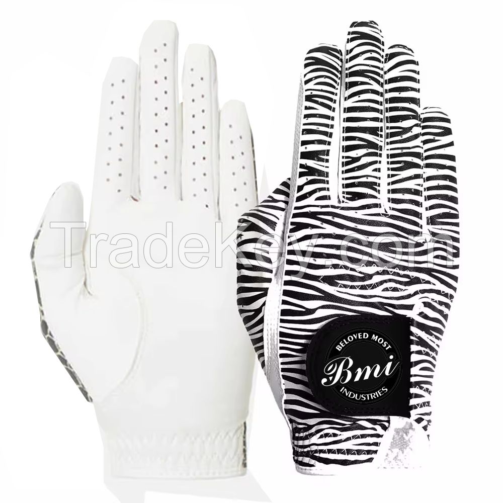 High Quality Anti slip microfiber golf gloves Men's Women Gloves Soft Breathable golf glove