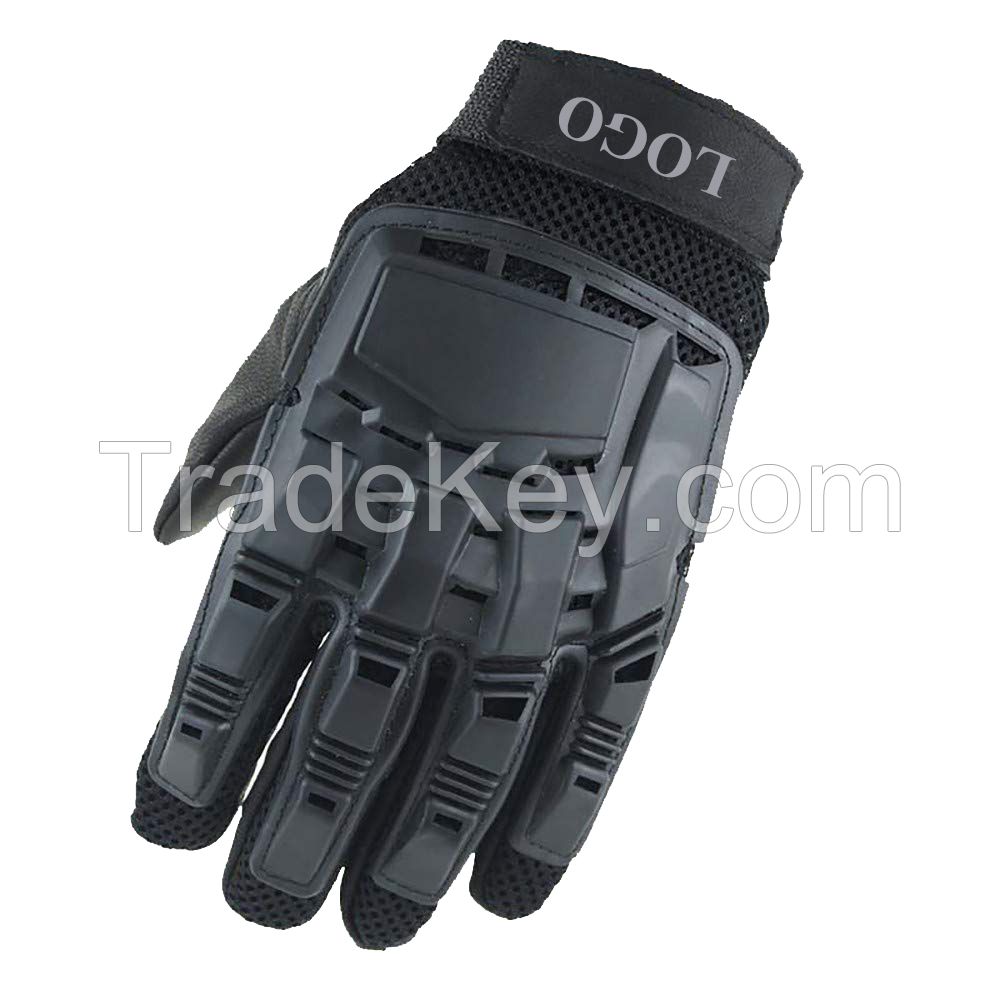 Premium Quality Full Finger Design Hand Protection Wear-Resisting Motorbike Leather Glove