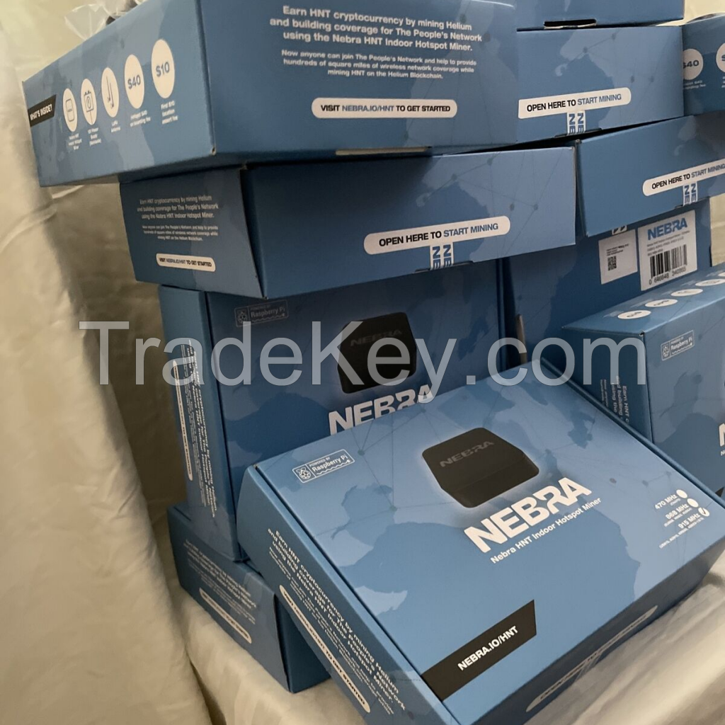 Global Nebra Helium Indoor Hotspot HNT Miner EU868, AU915, US915, AS923 MHZ