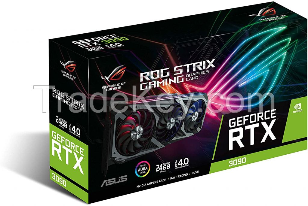 we sell VERY NEW  ROG >>STRIX N-VIDIA >>>eForce RTX <<3090 3080 3070 3060 Gaming>>> Graphics Card- PCIe 4.0, 24GB GDDR6X
