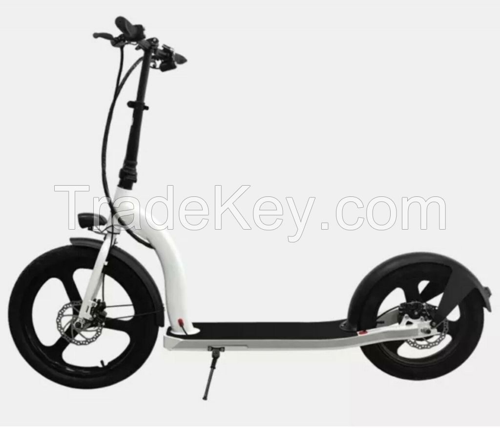 Big Wheel Electric Scooter 28-45 Km Mileage