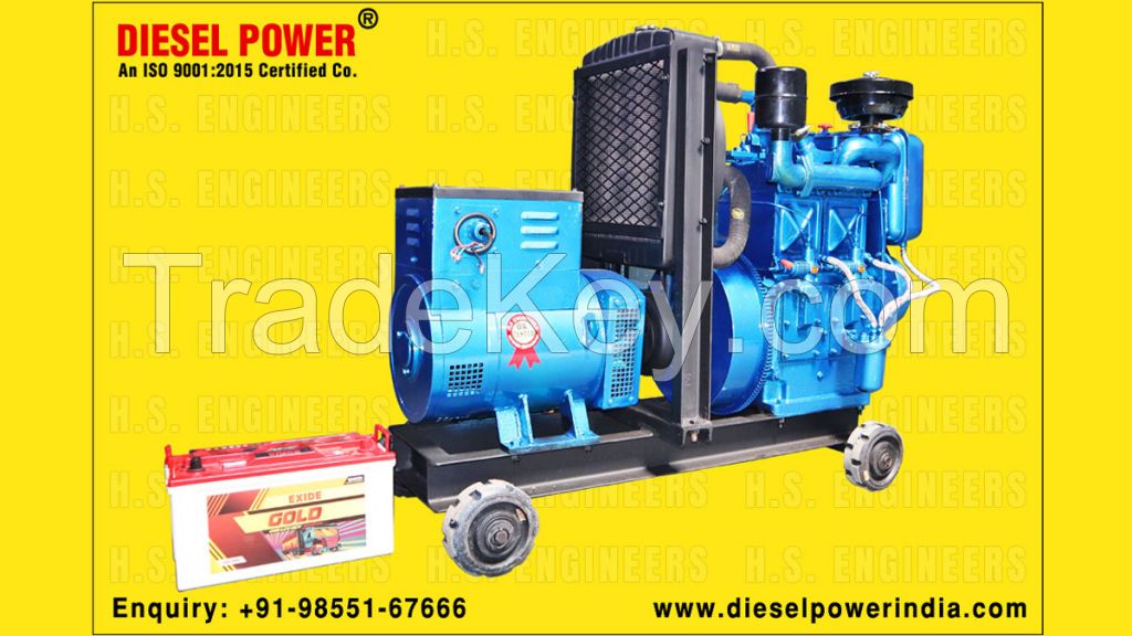 15KVA Diesel Engine Generator Set manufacturers exporters in India