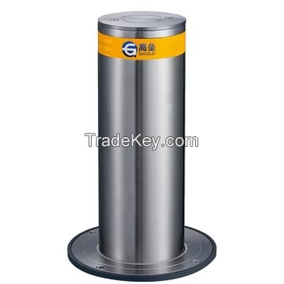 H 1.1m Automatic Rising Bollards 110 KG 4S Rise Road Safety Bollards